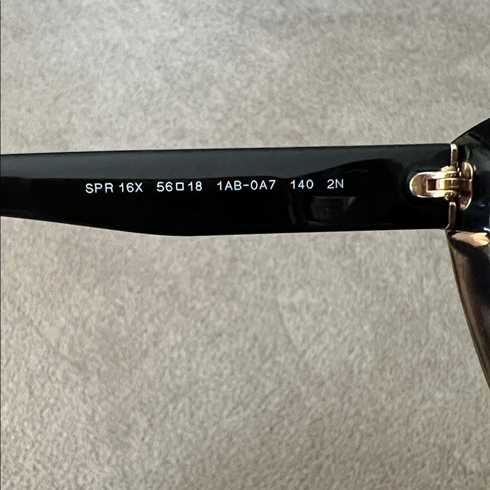 Prada Black and Gold Women’s Sunglasses - Picture 6 of 8